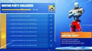 New HUNTING PARTY SKIN in Fortnite..