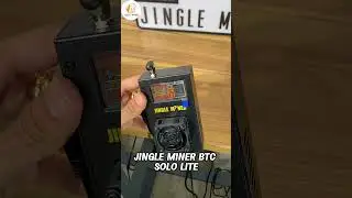 Quiet, efficient: JINGLE MINER. 1.2TH/S, 25W, portable&mdash;solo BTC! #CryptoLife #jinglemining #BTC
