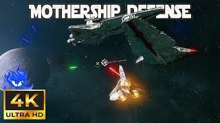 The Mothership MUST be Defended | Star Wars Battlefront 2 | Starfighter Assault [PC 4K]