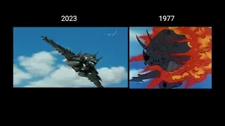 Voltes V vs Zairus beast fighter (2023 vs 1977) fight scene | SuperHiro Action