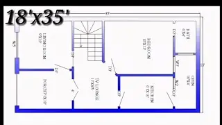 18'x35' house plan(630sft house design)