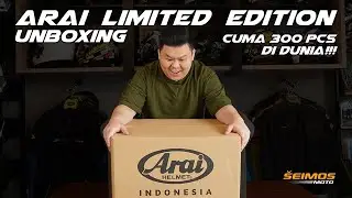 UNBOXING ARAI NAKANO SHURIKEN GOLD. HELM SEHARGA AEROX???!