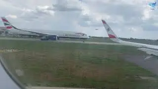 MEA A21N Taxi and Take-Off at London Heathrow Airport