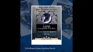 LUNA Roman Goddess of the Moon Wax Melts & Candles at www.OzarkMoons.com Pagan and Wiccan Etsy Sh&hellip;