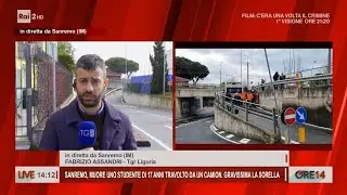 Sanremo, muore studente di 17 anni travolto da un camion. Grave la sorella - Ore 14 del 23/02/2024