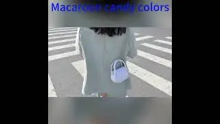 Cute Kids Macaroon Colors Chain Shoulder Crossbody Bag Jelly Handbag for Little Girls #minibag