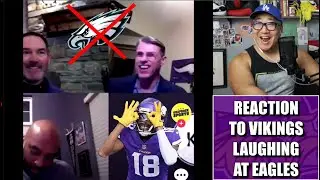 Reaction to the Vikings Laughing at the Eagles for Passing on Justin Jefferson 😂😂😂