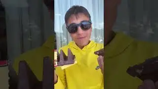 Crazy Chocolate Trick! #shorts By Maria and Guka