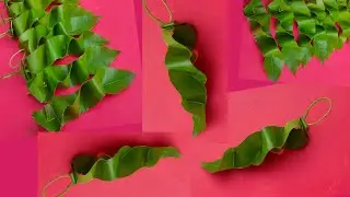 Mango leaves toran || mango leaf decoration ||@Varietyofidea