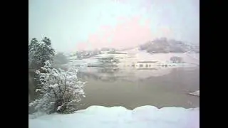Snow in the Savoie Vineyards