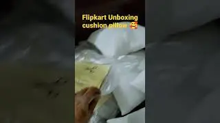 Flipkart Unboxing Cushion pillow set of 5 for Sofa 🥰