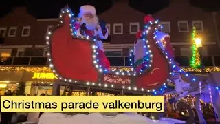 Рождественский парад Валкенбург/Рождественский парад/Нидерланды/парад Санты