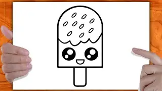 Dessin facile | comment dessiner une glace kawaii | Dessin kawaii | Dessins facile a faire