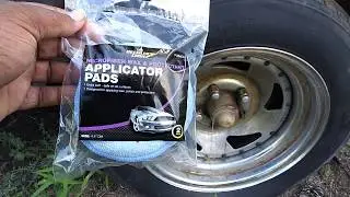 Detailers choice microfiber wax & protectant applicator pads demo review