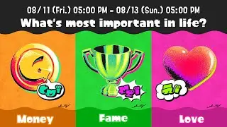 Money x Fame x Love | Splatfest 2023 [Splatoon 3] (full Gameplay) | No Commentary