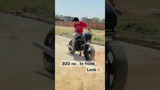 300 no.tyre look in front splendour #viralvideo #splendor #modification #viralshort #viralshorts