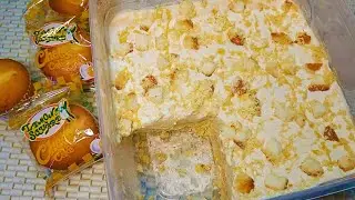 LEMON SQUARE CHEESECAKE ICE CREAM CAKE | Cheesy Refrigerated Cake