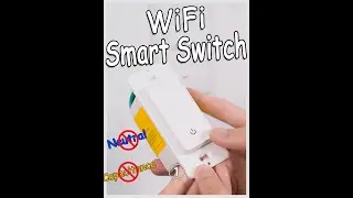 MOES WiFi US Single Live Light Switch Install with No Neutral Wire and No Capacitor