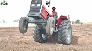 Tractor Stunt | MF 385 Crazy Driver Playing with Tractor
