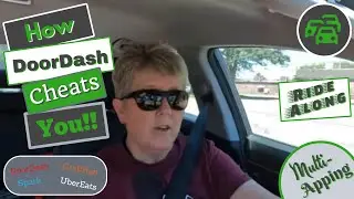 How Doordash Cheats You/Ride Along/Doordash/Grubhub/UberEats/Walmart Spark