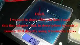How-to change Foxeer Predator V4 cam settings with stick gesture (using Caddx FC cable)