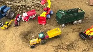 Swaraj 855 Tractor Ashok Leyland Truck Accident Loading Stone by Jcb 3dx jcb #jcb car@kidstoysclub1 