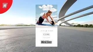 CORE с Еленой Дубас | 8 ноября 2022 | Онлайн-тренировки World Class