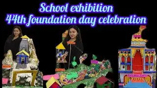 School exhibition#badrinath kedarnath model#jaivi first experience #sndk school exhibition #