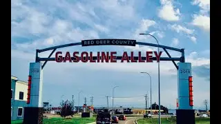 Red Deer Gazoline Alley driving tour 2024 | Alberta 🇨🇦 #canada #reddeer #travel