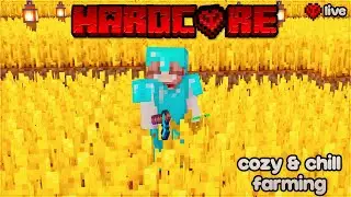 ⭐ cozy, chill farming before christmas! | hardcore minecraft livestream #10 🦋❤️