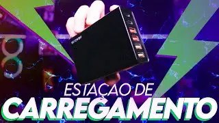 Criando uma ESTAÇÃO DE CARREGAMENTO para os meus periféricos sem fios! Carregador múltiplo BW-S16