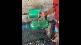 getting rope from plastic bottles
