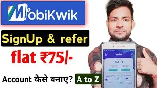 Mobikwik Account Kaise Banaye | Mobikwik Refer And Earn | Mobikwik Referral Code | mobikwik #rjtrick