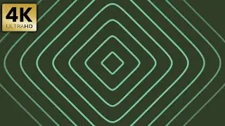 Abstract Lines Hypnotic Background Animation Template Royalty Free Green