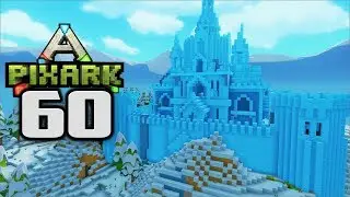 ICE CASTLE RUINS LOOTING! - Let's Play PixARK Gameplay Part 60 (PixARK Pooping Evolved)