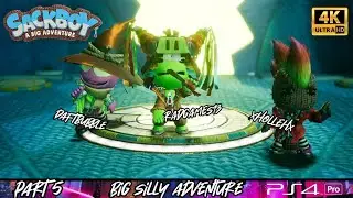 Sackboy: A BIG ADVENTURE. PART 5. FEATURING: RAD GAMES 13 & XHOLLEHX. PS4 PRO GAMEPLAY. 4K.