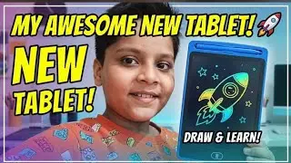I REVEAL MY NEW LCD COLOUR WRITING TABLET