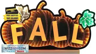 Fall Decorations for Home Fall Pumpkin Sign for Fall Decor Infinity Mirror