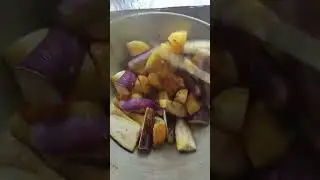 bhola fish alu begun🥔🍆 diye ranna recipe😋#shorts #viral