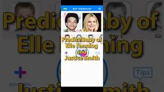 Predict Baby of Elle Fanning and Justice Smith #shorts #babygenerator #ellefanning #justicesmith