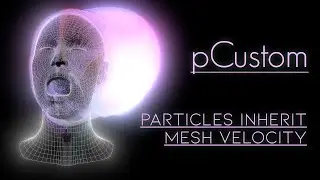 Particles inherit Custom Mesh Velocity in Fusion- pCustom Examples - With Tutorial (DaVinci Resolve)