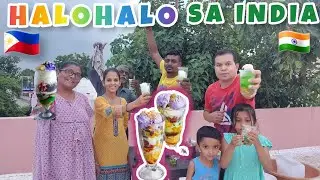 Наконец-то моя ИНДИЙСКАЯ СЕМЬЯ попробовала знаменитое HALOHALO из ФИЛИППИН | Им понравилось?