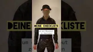 (Link in der Bio) - Deine Checkliste mit der du einen Blackout &uuml;berlebst🥷 #Blackoutbuddy #survival