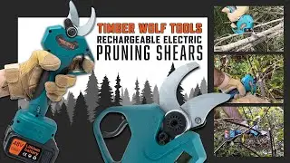 CH Kadels:  Timber Wolf Tools Battery Powered Pruning Shears Make it Easy!