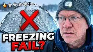 Budget Camping Gear From TEMU Tested in Freezing Cold