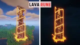 Minecraft: The LAVA RUNE | Epic Timelapse Build