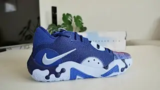 Распаковка/обзор кроссовок Nike PG 6 Deep Royal Blue (на ногах) 4K