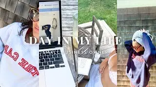DAY IN MY LIFE VLOG: Monday Running My 6-Figure Brand 🫐💻  Advice, Tanning & Content Shoot