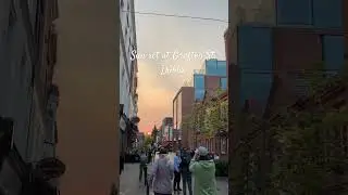 Sunset at Grafton St. Dublin | TeamKain TV #sunset #ireland #travel