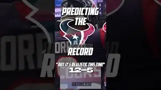 Predicting The Texans Record&hellip;